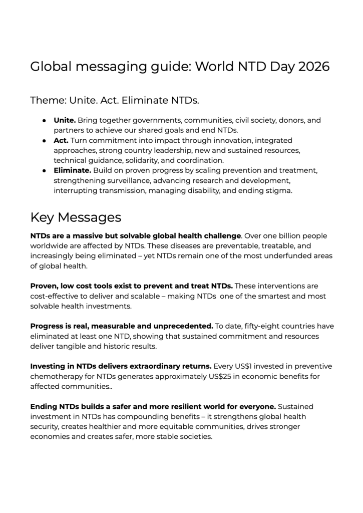Guide de Messaging Mondial NTD 2026