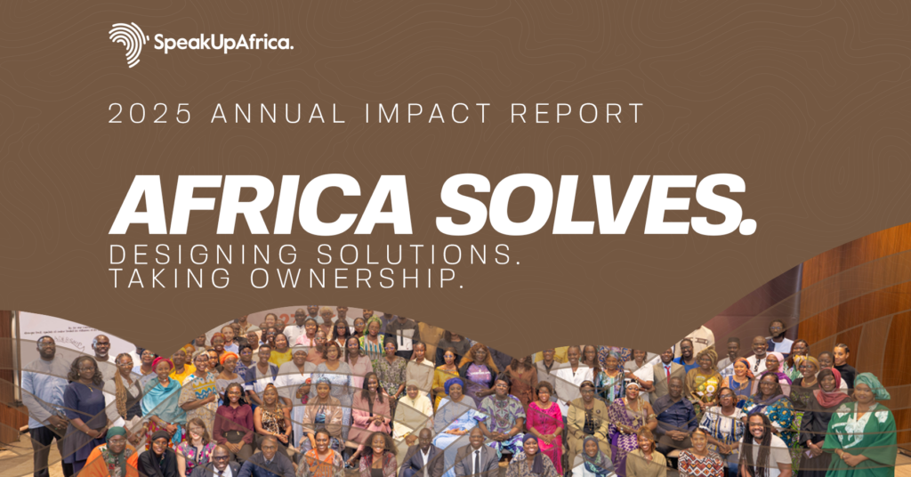 Speak Up Africa’s 2025 Impact Report: A Year of Solutions and Action